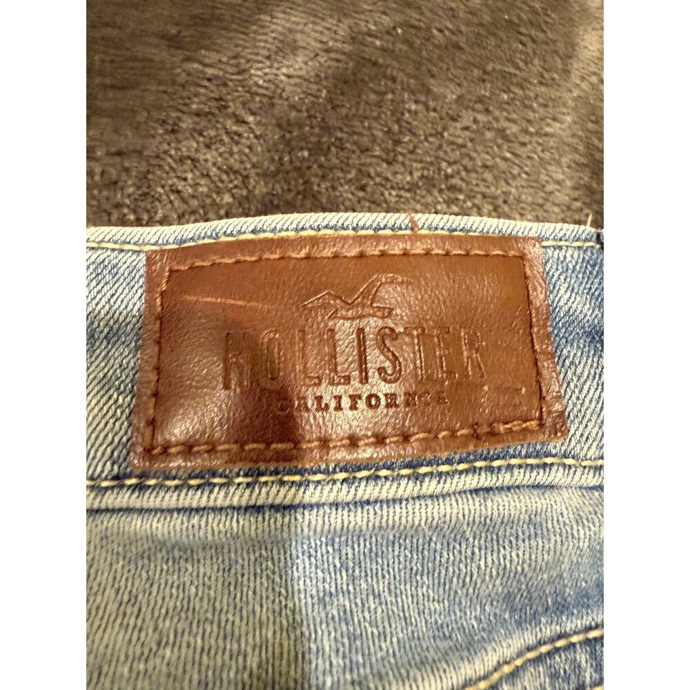 Hollister Jeans Womens 1R W25 L30 Light Wash High Rise Super Skinny Distressed - Picture 13 of 14